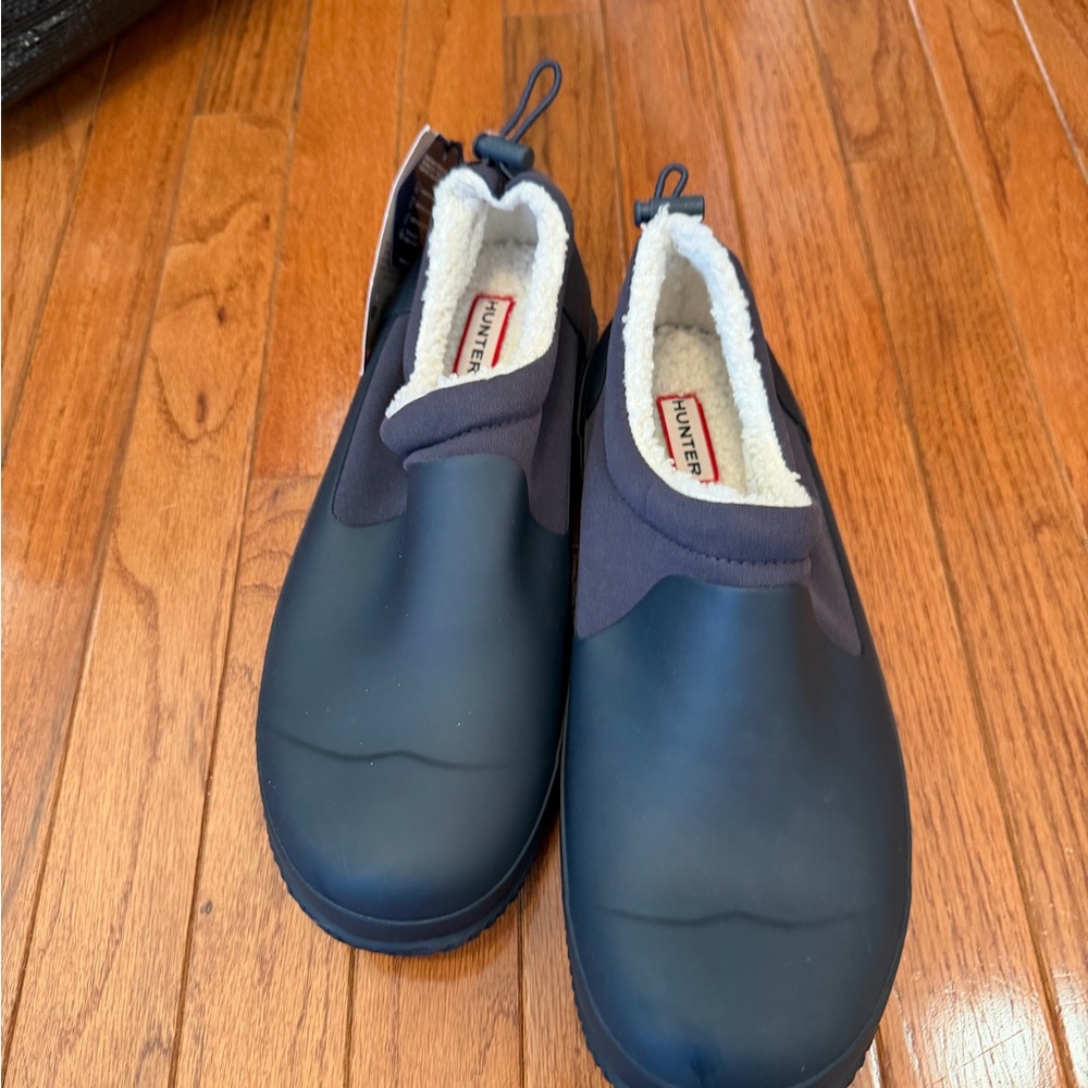 Hunter slip on boots navy men’s size 11 women’s 12 uk10